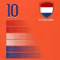 Netherlands Soccer Fans Jersey Dutch Flag Football Lovers T-Shirt thumb 7