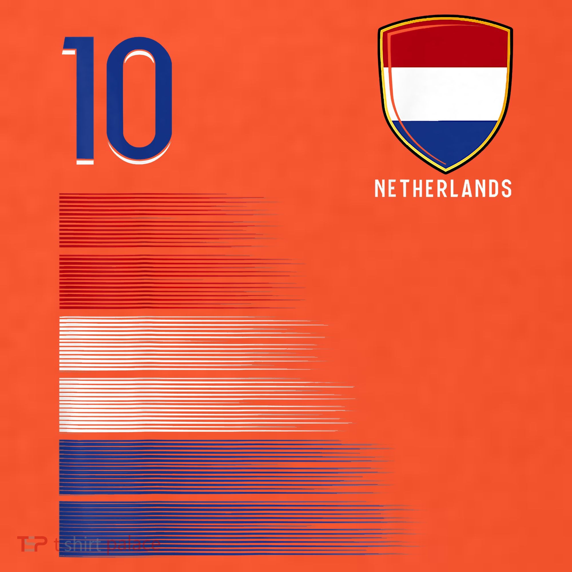 Netherlands Soccer Fans Jersey Dutch Flag Football Lovers T-Shirt