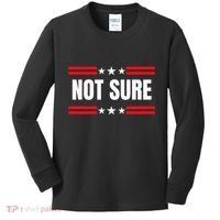 Not Sure For President Idiocracy Kids Long Sleeve Shirt thumb 0