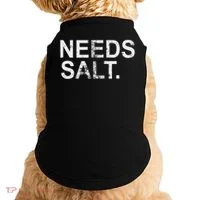 Needs Salt Funny Cooking Chef Doggie Tank thumb 0