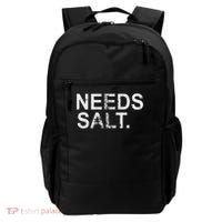 Needs Salt Funny Cooking Chef Backpack thumb 0