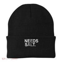 Needs Salt Funny Cooking Chef Beanie thumb 0