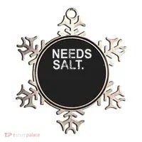 Needs Salt Funny Cooking Chef Ornament thumb 0