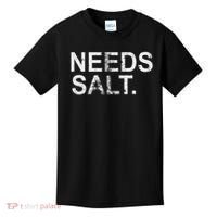 Needs Salt Funny Cooking Chef Kids T-Shirt thumb 0