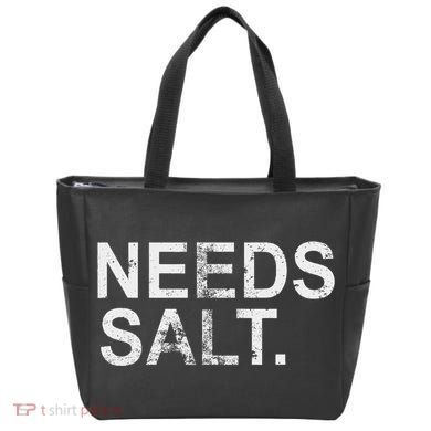 Needs Salt Funny Cooking Chef Tote Bag