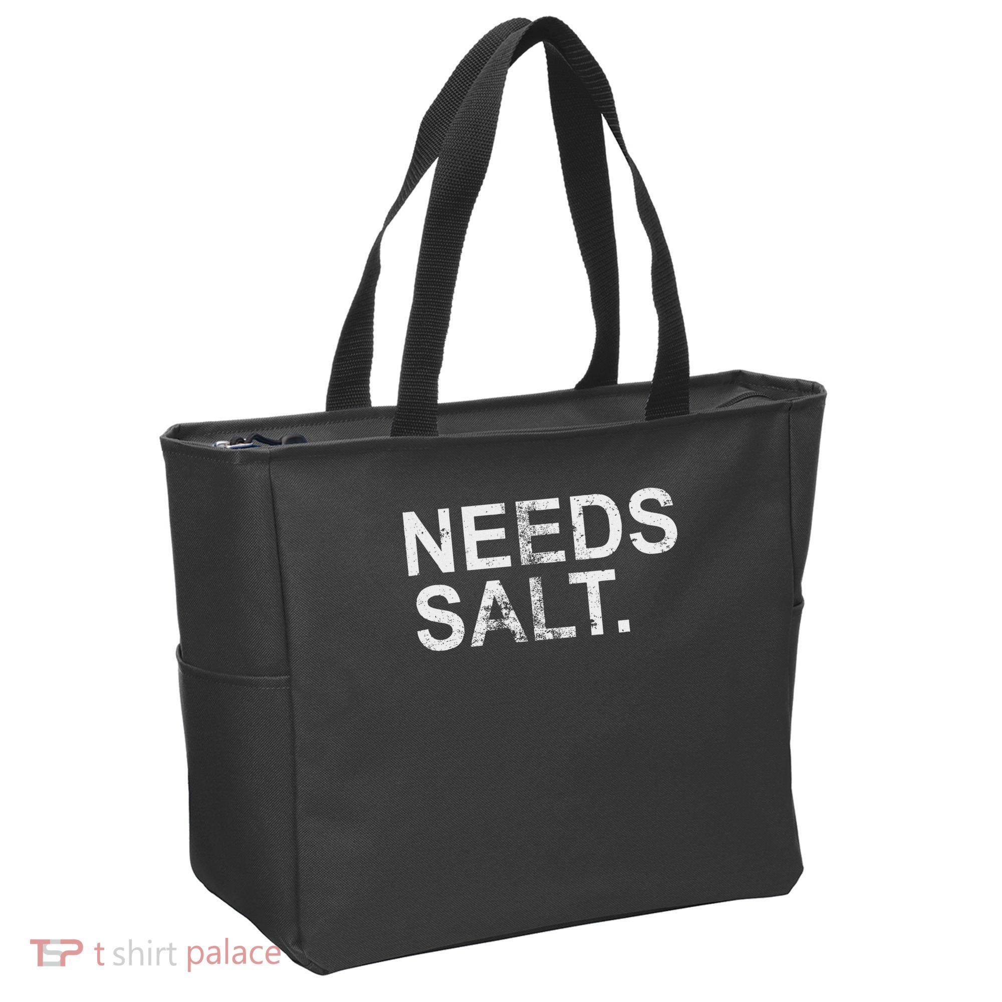 Needs Salt Funny Cooking Chef Tote Bag