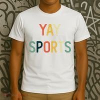 Non Sports Fan Go Sports Yay Sports T-Shirt thumb 3