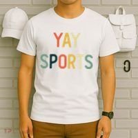 Non Sports Fan Go Sports Yay Sports T-Shirt thumb 6