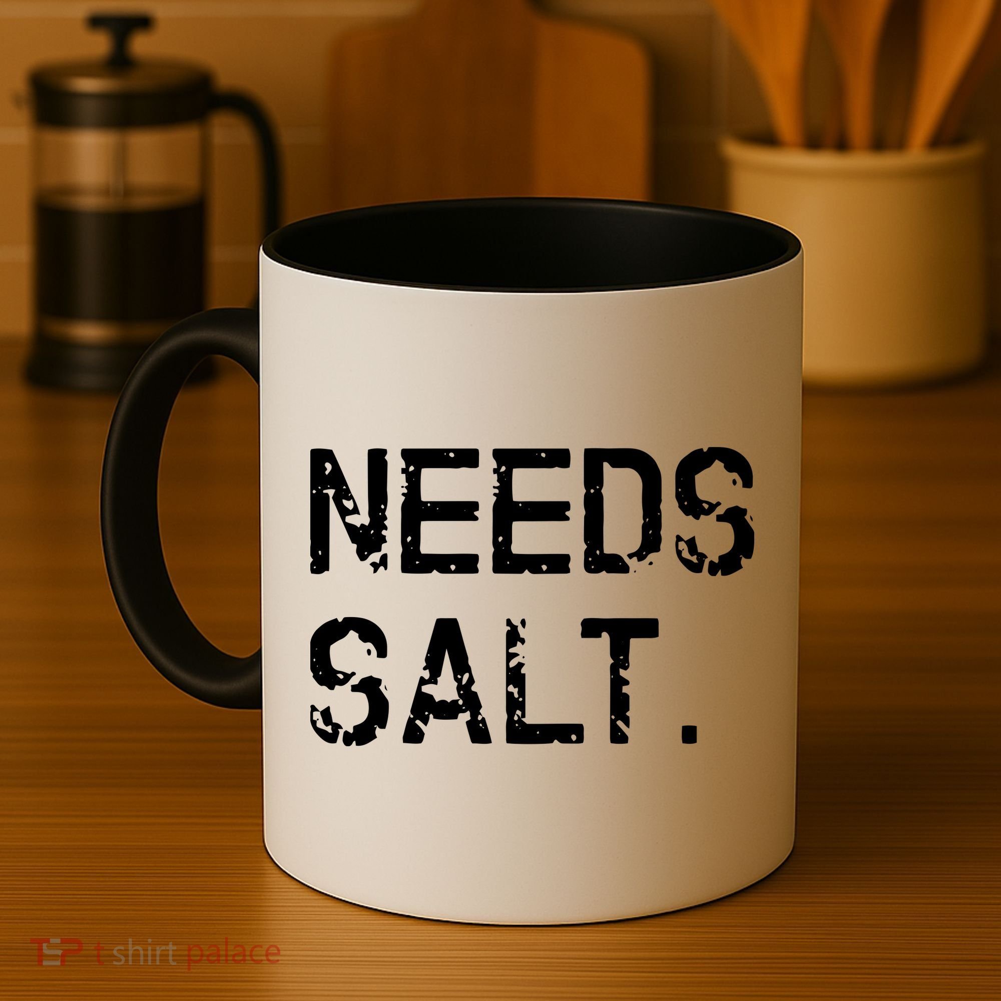 Needs Salt Funny Cooking Chef Gift Coffee Mug