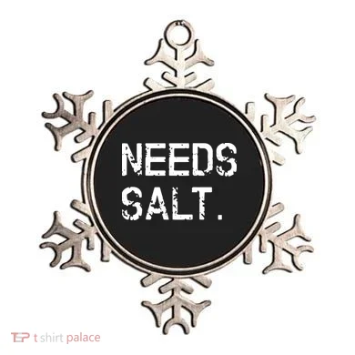 Needs Salt Funny Cooking Chef Gift Ornament