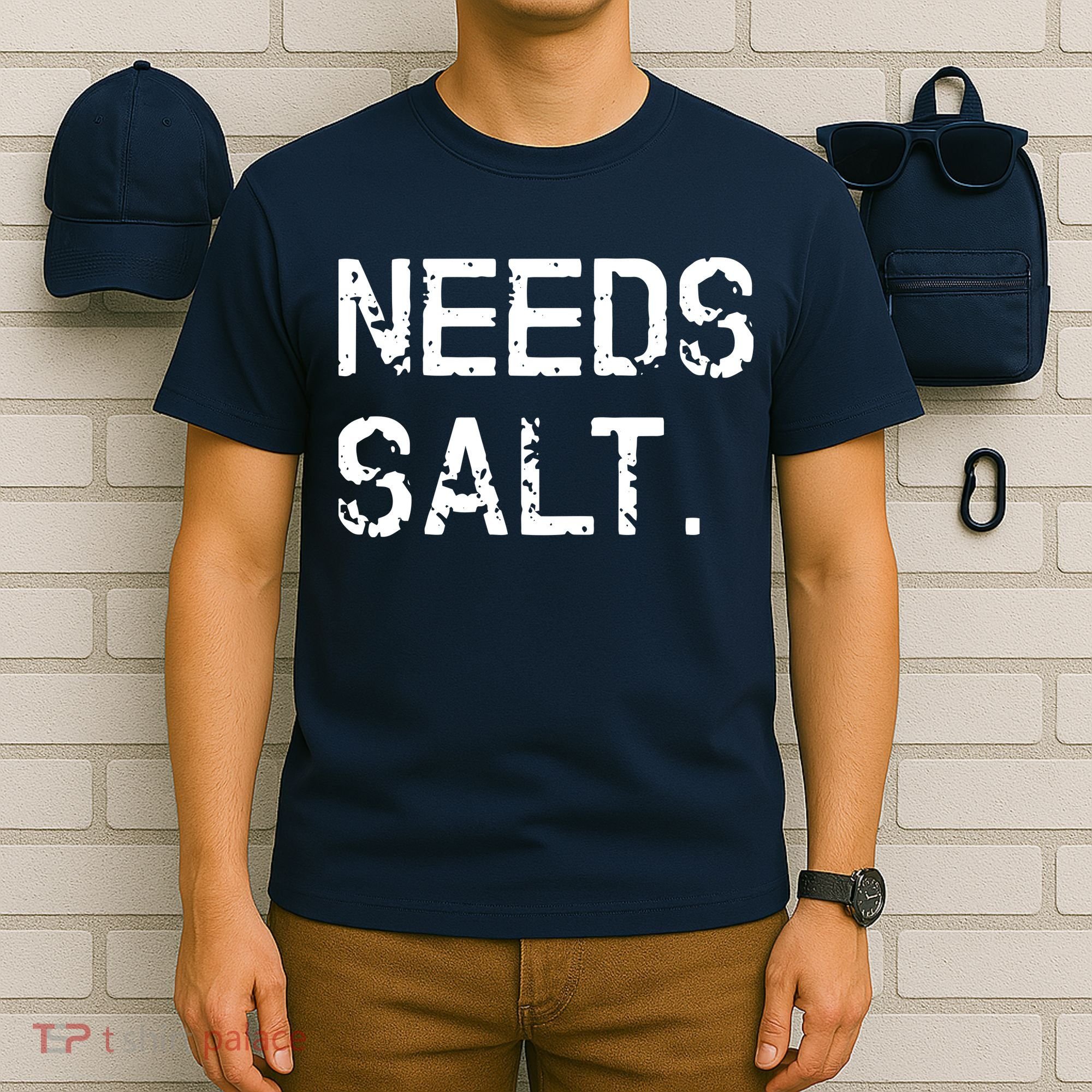 Needs Salt Funny Cooking Chef Gift T-Shirt