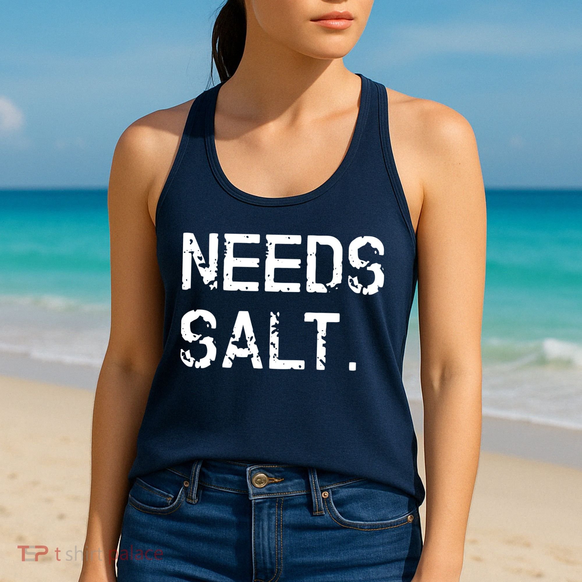 Needs Salt Funny Cooking Chef Gift Women's Tank Top