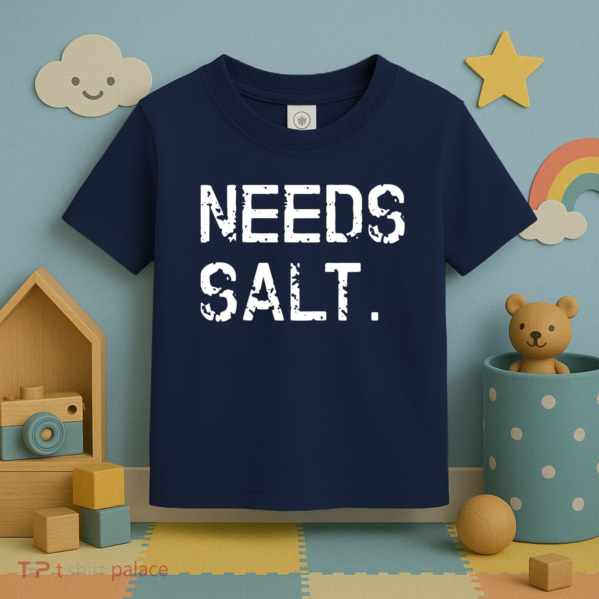 Needs Salt Funny Cooking Chef Gift Toddler T-Shirt