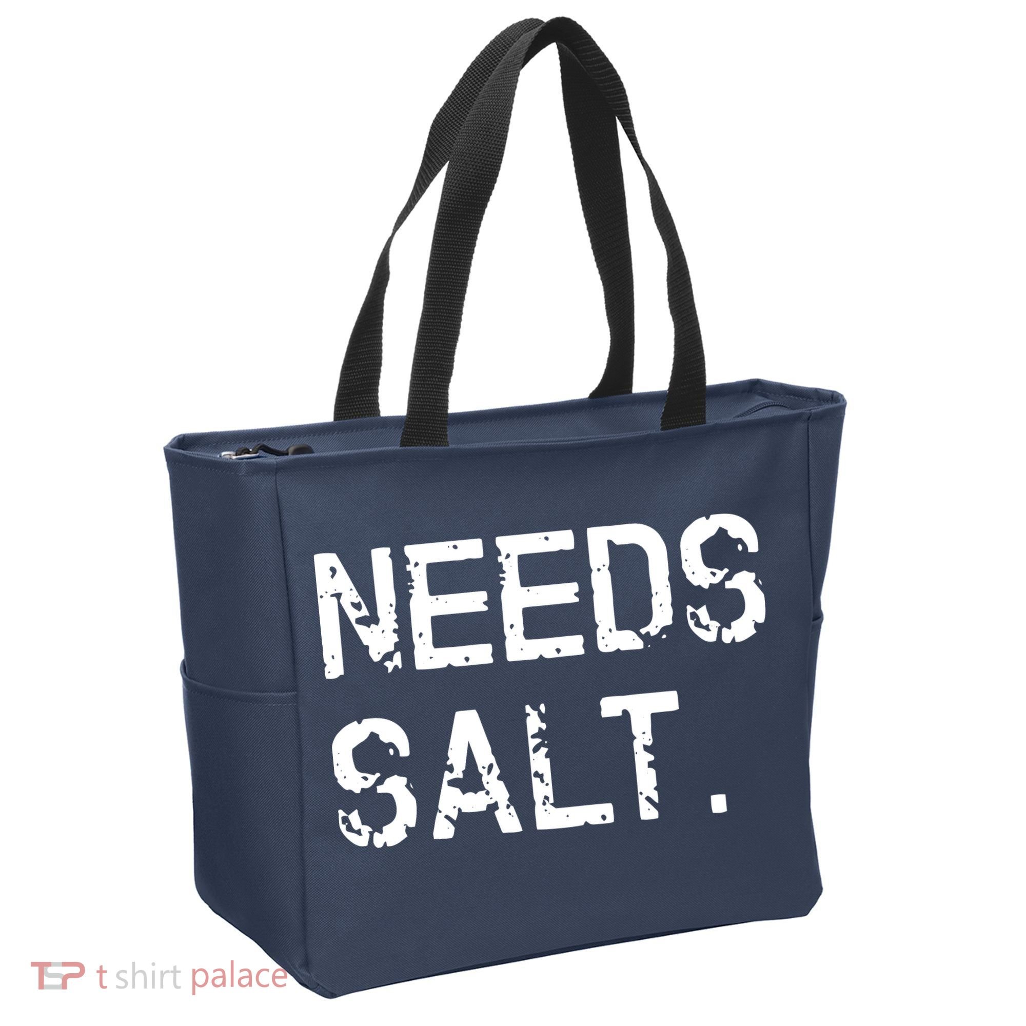 Needs Salt Funny Cooking Chef Gift Tote Bag