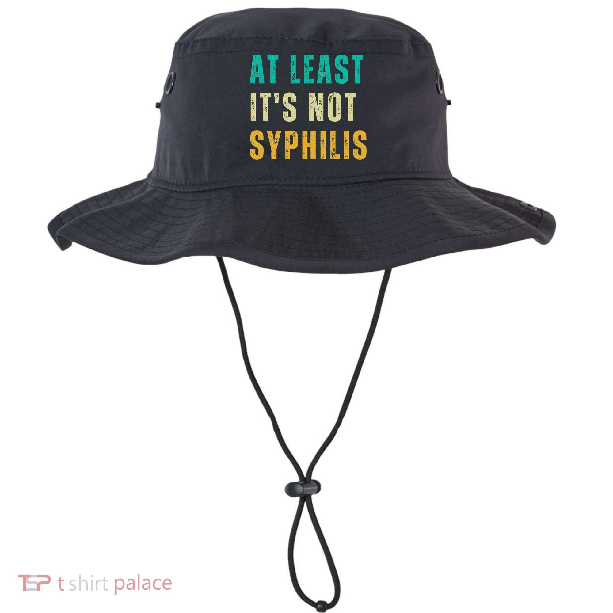 Not Syphilis Funny Post Surgery Gag Gifts Get Well Soon Gift Bucket Hat