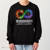 Neurodiversity Spectrum Floral Infinity Autism Awareness Women's Sweatshirt thumb 0