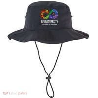 Neurodiversity Spectrum Floral Infinity Autism Awareness Bucket Hat thumb 0