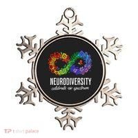 Neurodiversity Spectrum Floral Infinity Autism Awareness Ornament thumb 0