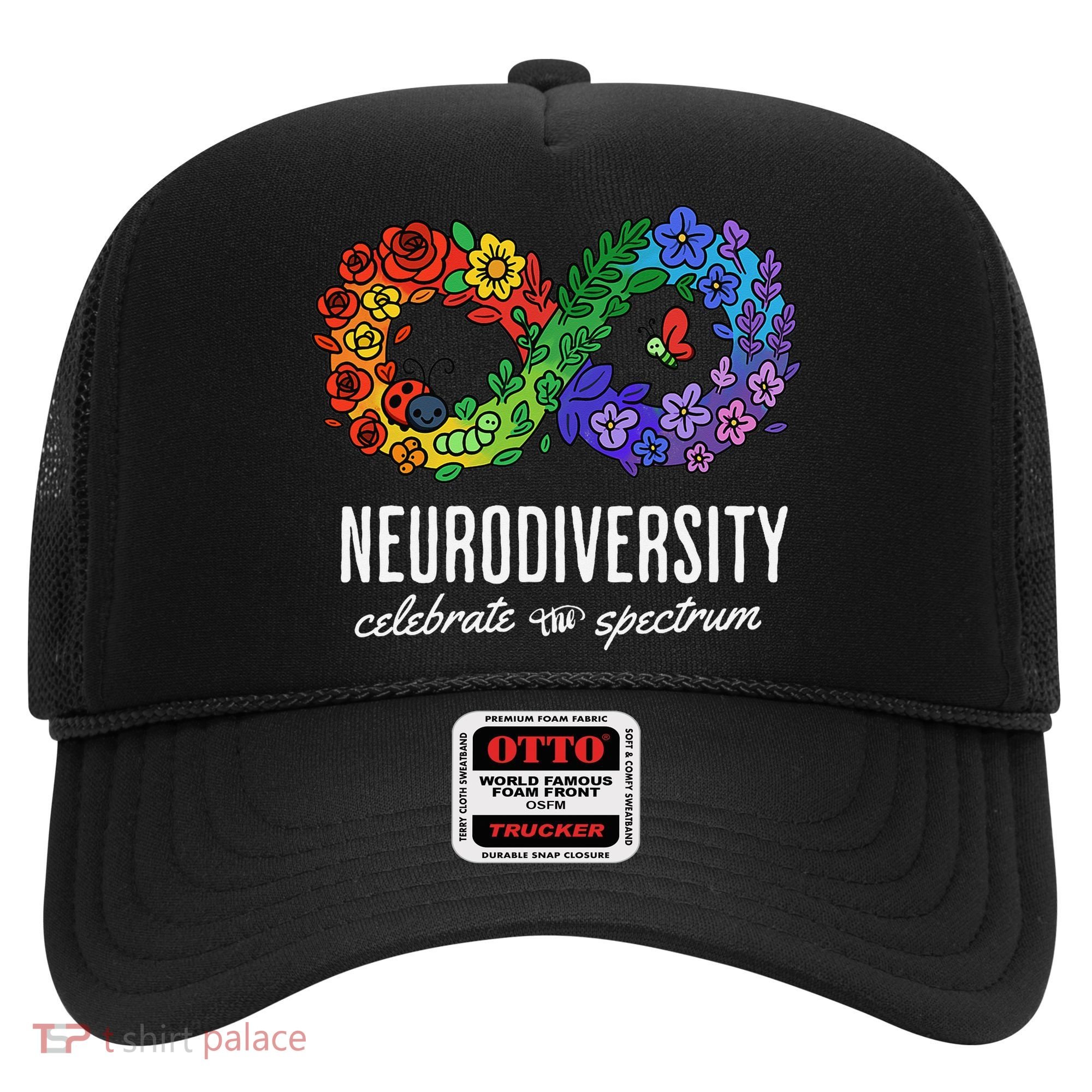 Neurodiversity Spectrum Floral Infinity Autism Awareness Hat