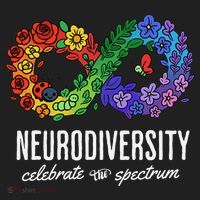 Neurodiversity Spectrum Floral Infinity Autism Awareness Hat thumb 2