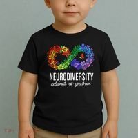 Neurodiversity Spectrum Floral Infinity Autism Awareness Toddler T-Shirt thumb 2
