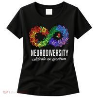 Neurodiversity Spectrum Floral Infinity Autism Awareness Women's T-Shirt thumb 0