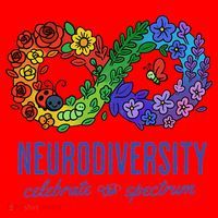 Neurodiversity Spectrum Floral Infinity Autism Awareness Santa Hat thumb 1