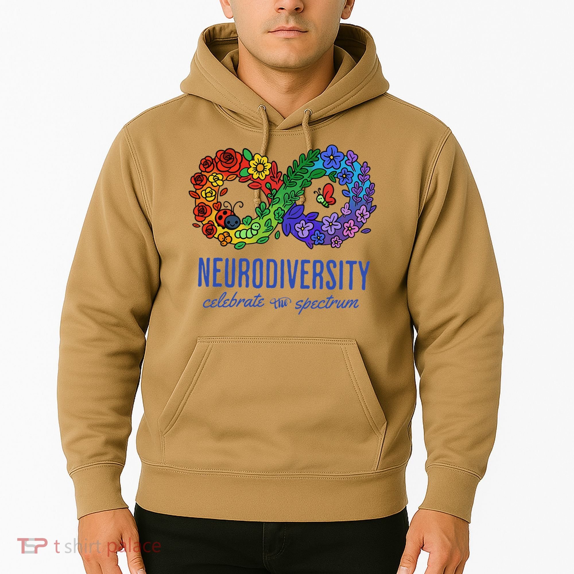 Neurodiversity Spectrum Floral Infinity Autism Awareness Hoodie