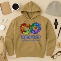 Neurodiversity Spectrum Floral Infinity Autism Awareness Hoodie thumb 3