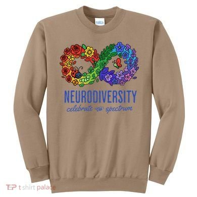 Neurodiversity Spectrum Floral Infinity Autism Awareness Sweatshirt