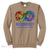 Neurodiversity Spectrum Floral Infinity Autism Awareness Sweatshirt thumb 0