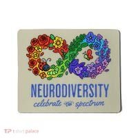 Neurodiversity Spectrum Floral Infinity Autism Awareness Mousepad thumb 0