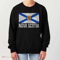NOVA SCOTIA FLAG CANADA NEW SCOTLAND SALTIRE Women's Sweatshirt thumb 0