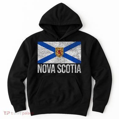 NOVA SCOTIA FLAG CANADA NEW SCOTLAND SALTIRE Hoodie