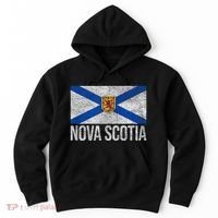NOVA SCOTIA FLAG CANADA NEW SCOTLAND SALTIRE Hoodie thumb 0