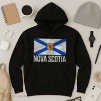 NOVA SCOTIA FLAG CANADA NEW SCOTLAND SALTIRE Hoodie thumb 3