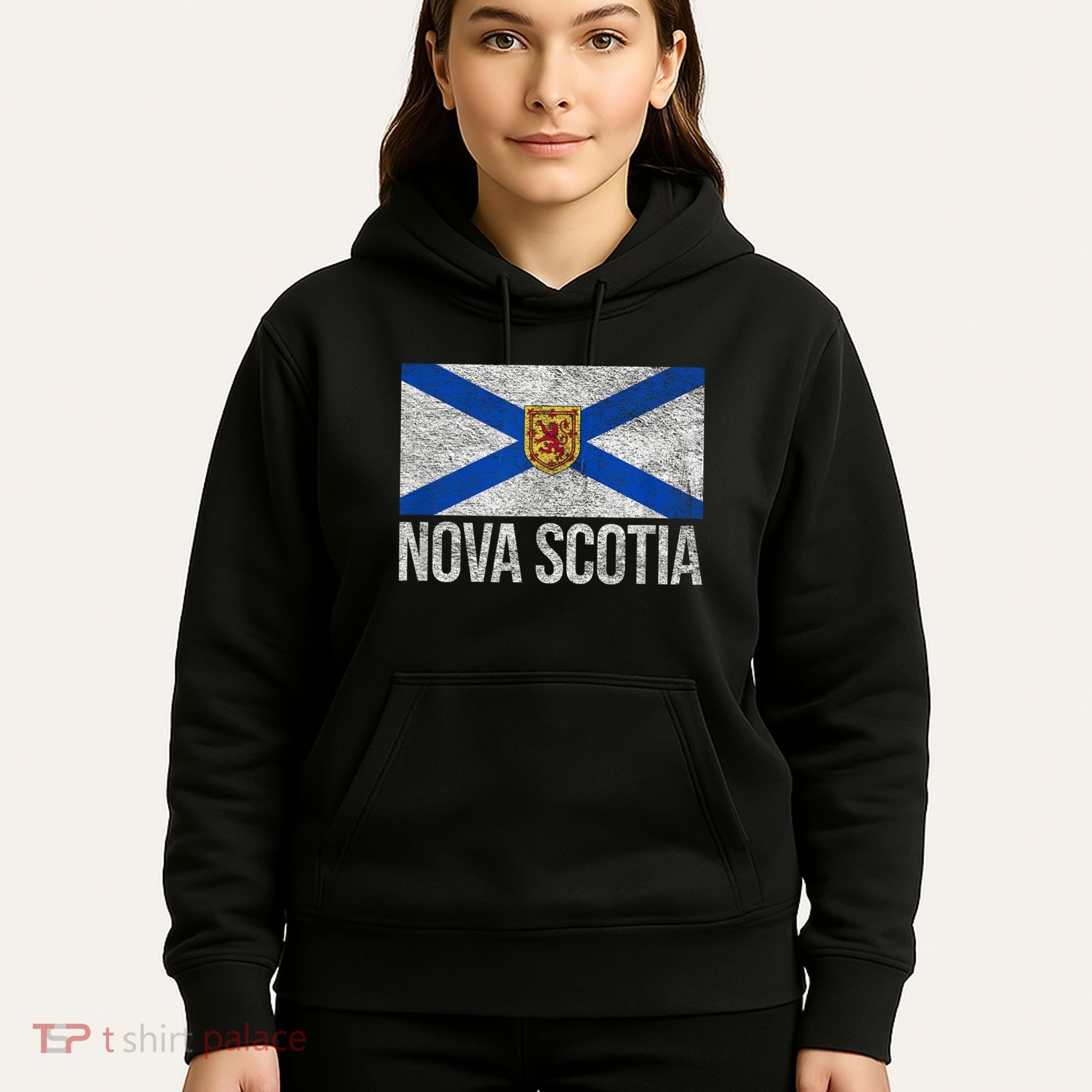 NOVA SCOTIA FLAG CANADA NEW SCOTLAND SALTIRE Hoodie