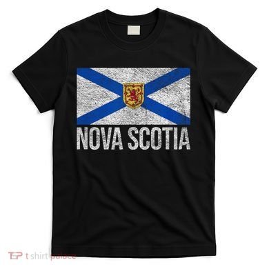 NOVA SCOTIA FLAG CANADA NEW SCOTLAND SALTIRE T-Shirt