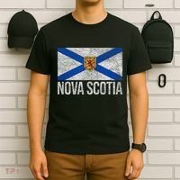 NOVA SCOTIA FLAG CANADA NEW SCOTLAND SALTIRE T-Shirt thumb 6