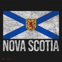 NOVA SCOTIA FLAG CANADA NEW SCOTLAND SALTIRE T-Shirt thumb 7