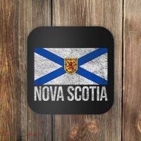 NOVA SCOTIA FLAG CANADA NEW SCOTLAND SALTIRE Coaster thumb 0