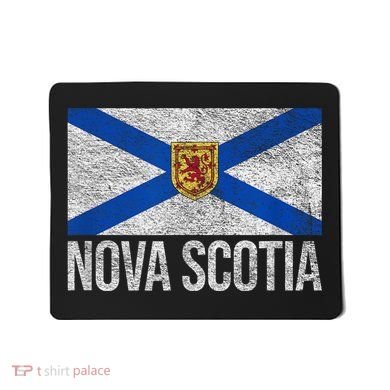 NOVA SCOTIA FLAG CANADA NEW SCOTLAND SALTIRE Mousepad