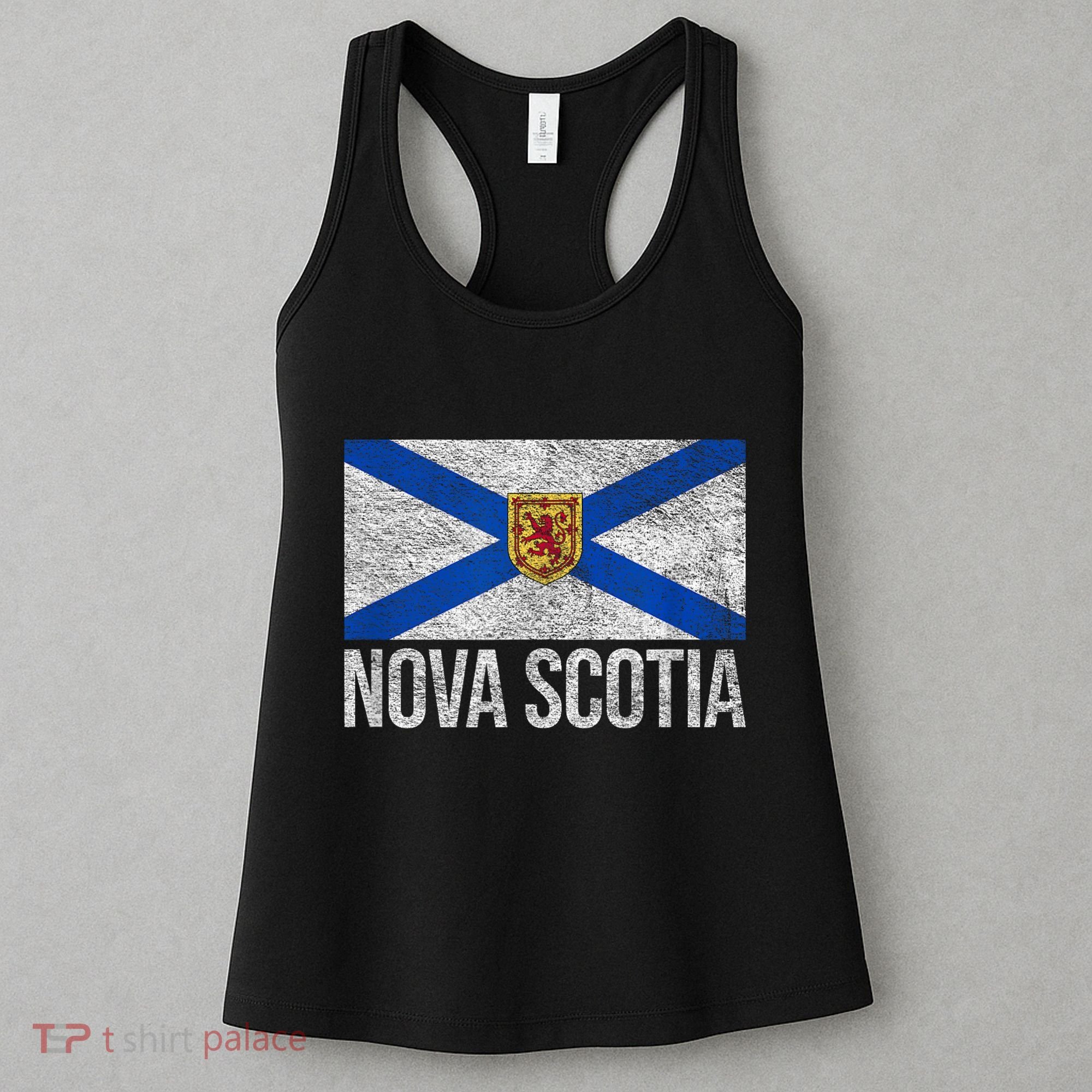 NOVA SCOTIA FLAG CANADA NEW SCOTLAND SALTIRE Women's Tank Top
