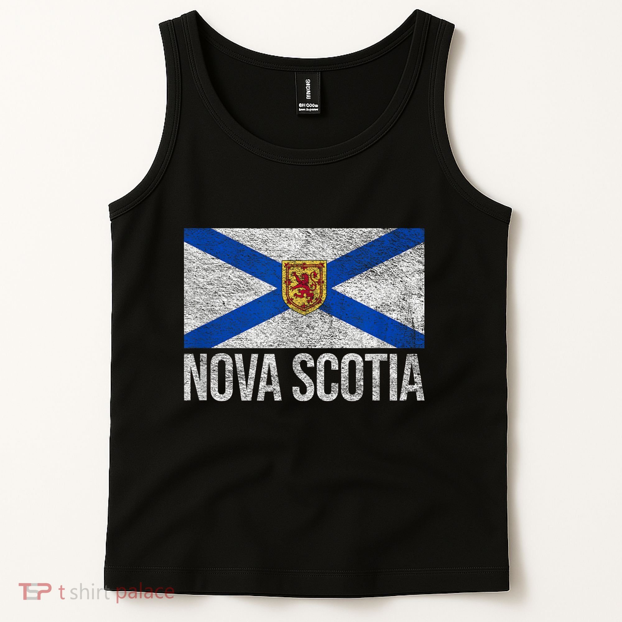 NOVA SCOTIA FLAG CANADA NEW SCOTLAND SALTIRE Tank Top