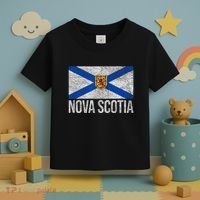 NOVA SCOTIA FLAG CANADA NEW SCOTLAND SALTIRE Toddler T-Shirt thumb 3