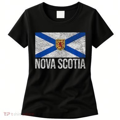 NOVA SCOTIA FLAG CANADA NEW SCOTLAND SALTIRE Women's T-Shirt