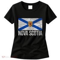 NOVA SCOTIA FLAG CANADA NEW SCOTLAND SALTIRE Women's T-Shirt thumb 0