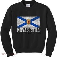 NOVA SCOTIA FLAG CANADA NEW SCOTLAND SALTIRE Kids Sweatshirt thumb 0