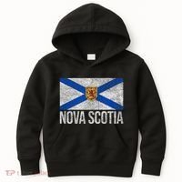 NOVA SCOTIA FLAG CANADA NEW SCOTLAND SALTIRE Kids Hoodie thumb 0