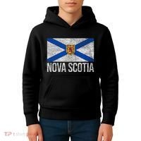 NOVA SCOTIA FLAG CANADA NEW SCOTLAND SALTIRE Kids Hoodie thumb 4